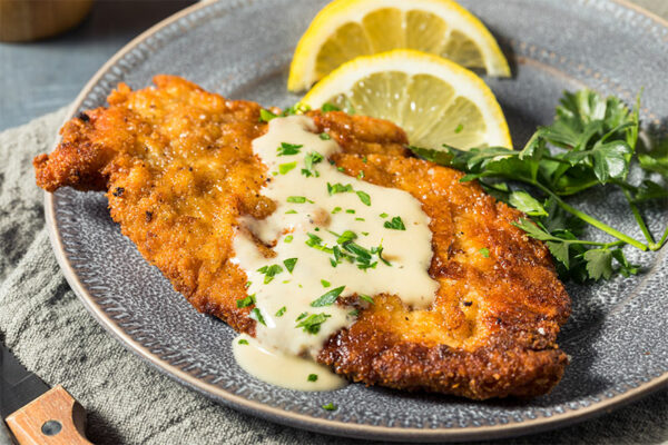 Hollandaise Schnitzel